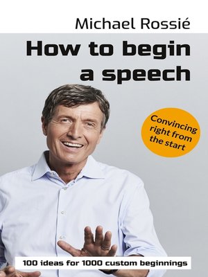 cover image of How to begin a speech
